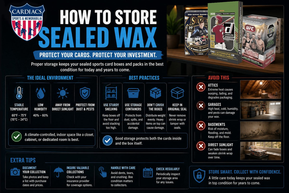 How to Store Sealed Wax: Protecting Unopened Sports Card Boxes and Packs