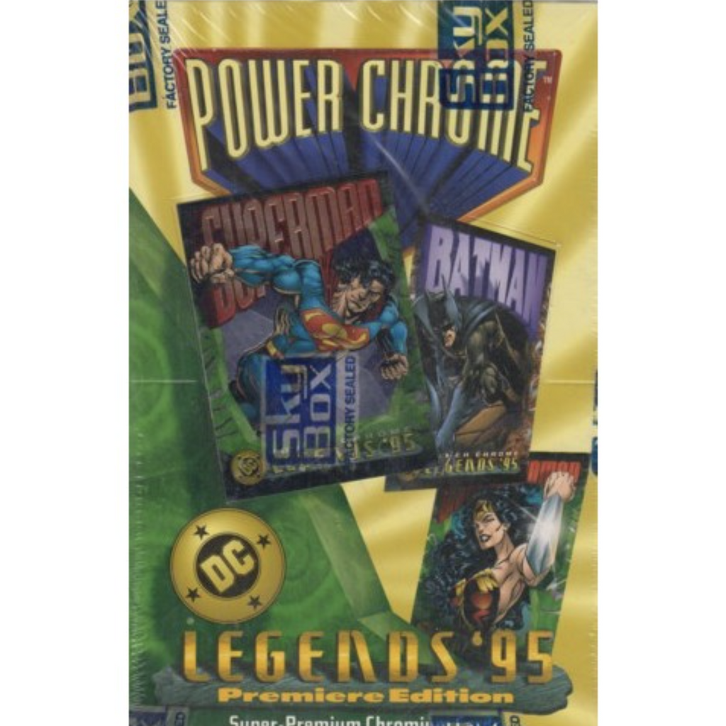 1995 SkyBox DC Legends Power Chrome Premier Edition Box – CARDIACS 1995 SkyBox DC Legends Power Chrome Premier Edition Box – CARDIACS