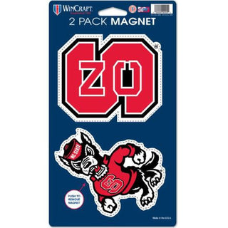Magnet: NC State Wolfpack 2-Pack 5" x 9"
