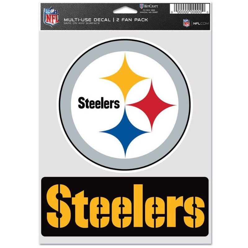 Decal: Pittsburgh Steelers Multi-Use 2 Pack