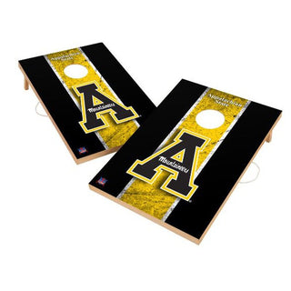 Cornhole Game: Appalachian State Mountaineers - Stripe Weathered