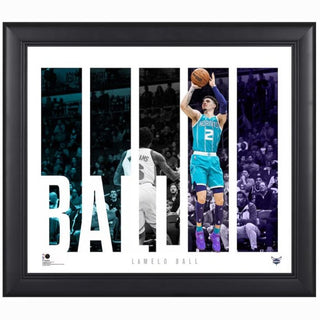 Framed Art: LaMelo Ball Authentic Framed 15"x17"