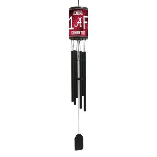 Alabama Crimson Tide Wind Chime – 33" Matte Black Finish