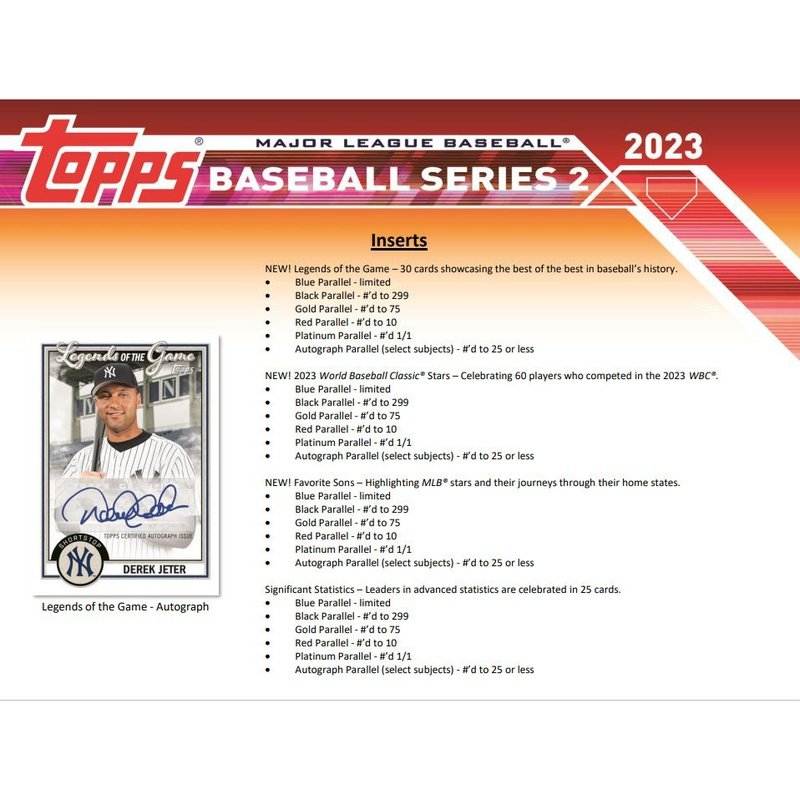 2023 Topps Series 2 Baseball Hobby Box