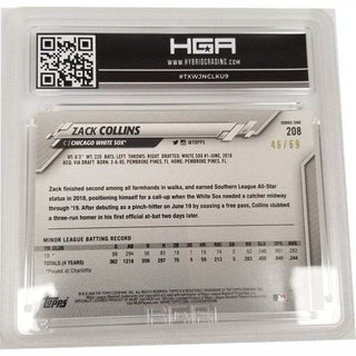 Zack Collins: 2020 Topps Series 1 Black #208
