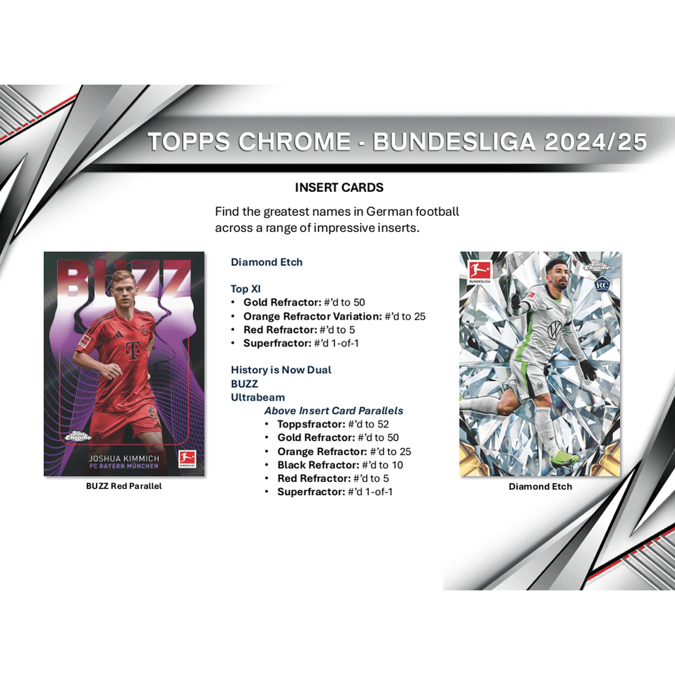 2024-25 Topps Chrome Bundesliga Soccer Hobby Box