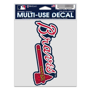 Decal: Atlanta Braves 3.75"x5"