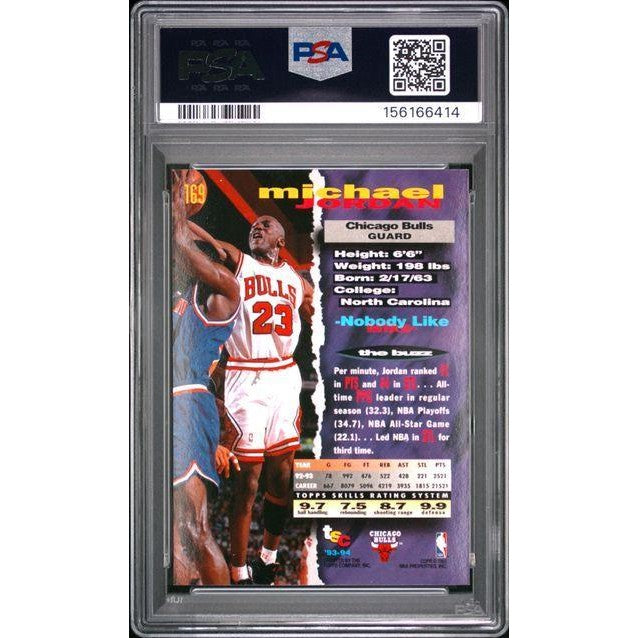 Michael Jordan - 1993 Stadium Club - PSA 8