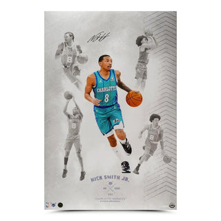 Autographed Photo: Nick Smith Jr - Charlotte Hornets
