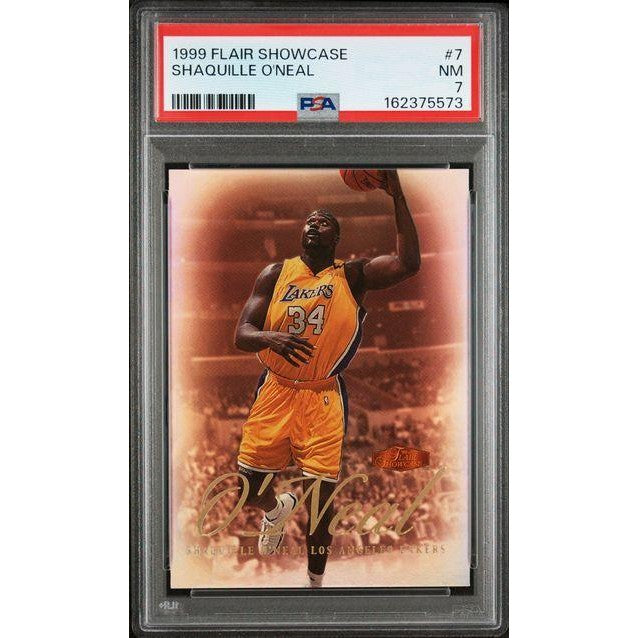 1999 Flair Showcase #7 Shaquille O'Neal PSA 7