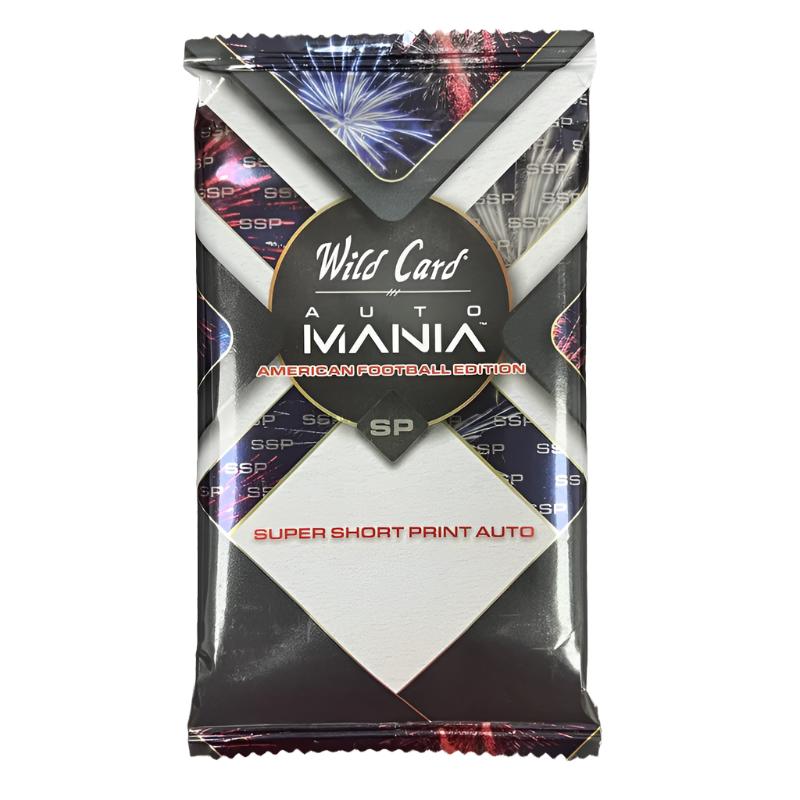 2023 Wild Card Auto Mania American Football Pack SP Edition