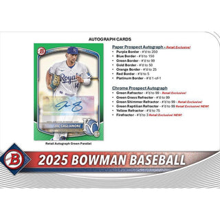 2025 Bowman Baseball Blaster Box