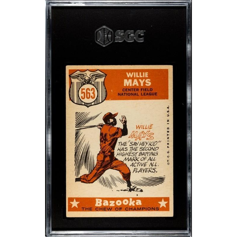 Willie Mays 1959 Topps All Star #563 SGC 4