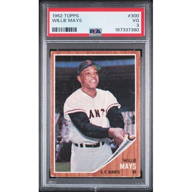 1962 Topps Willie Mays #300 PSA 3