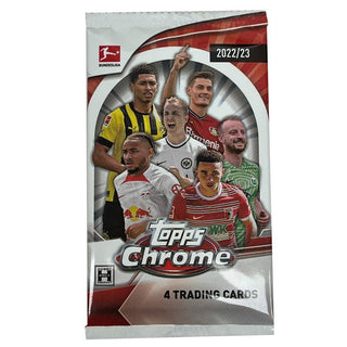 2023 Topps Chrome Bundesliga Soccer Hobby PACK