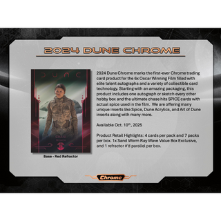2024 Topps Dune Chrome Hobby Box
