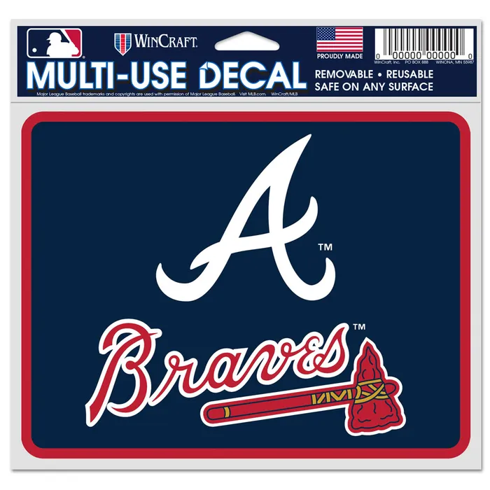 Atlanta Braves Fan Decals – 5" x 6" Multi-Use