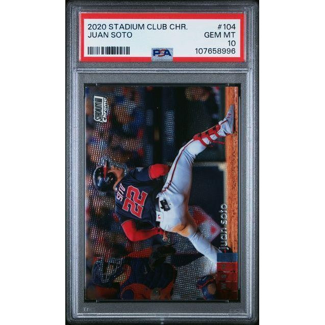 2020 Stadium Club Chrome Juan Soto PSA 10