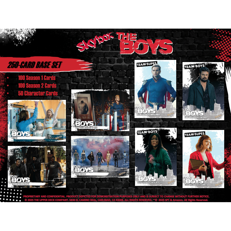 2025 Upper Deck The Boys Season 1 & 2 Hobby Box
