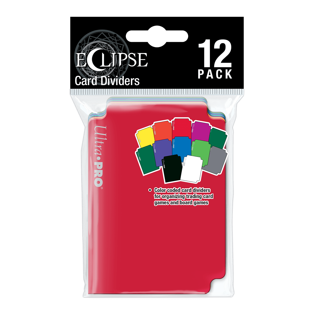 ECLIPSE® Multi-Colored Card Deck Dividers Pack 12ct