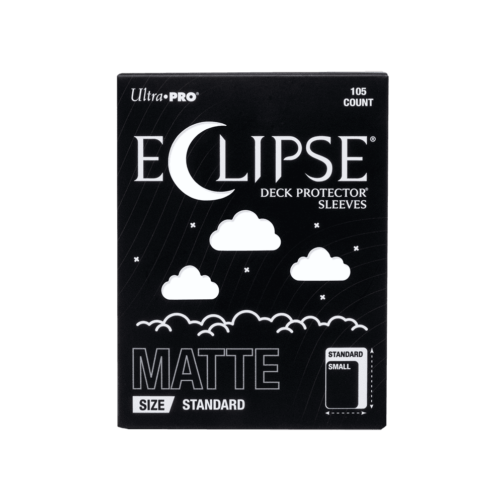 ECLIPSE® Matte Standard DECK PROTECTOR® Sleeves: Arctic White - 105ct