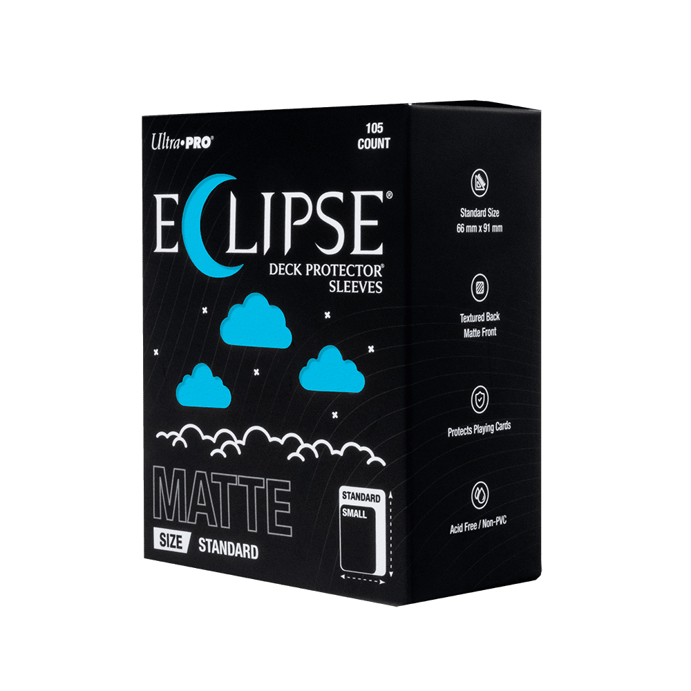 ECLIPSE® Matte Standard DECK PROTECTOR® Sleeves: Sky Blue - 105ct