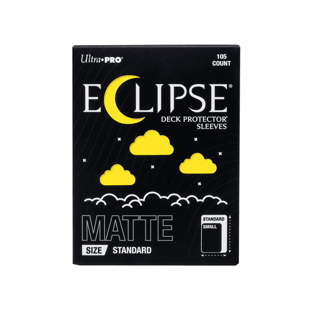 ECLIPSE® Matte Standard DECK PROTECTOR® Sleeves: Lemon Yellow - 105ct
