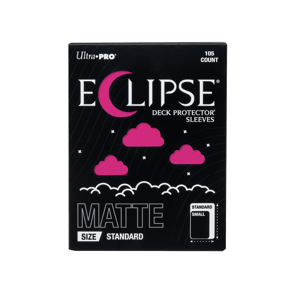 ECLIPSE® Matte Standard DECK PROTECTOR® Sleeves: Hot Pink - 105ct