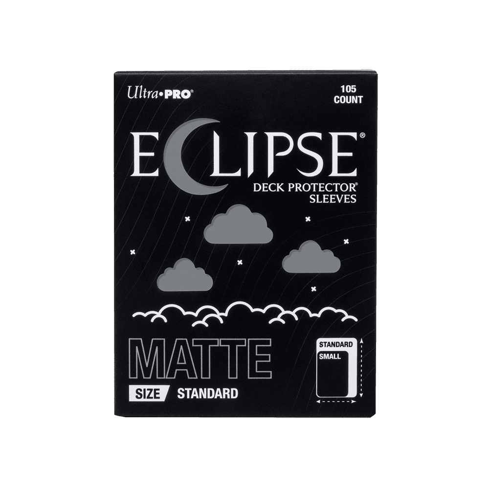 ECLIPSE® Matte Standard DECK PROTECTOR® Sleeves: Smoke Grey - 105ct