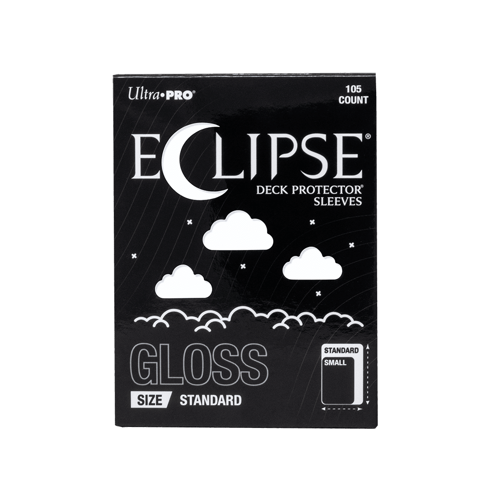 ECLIPSE® Gloss Standard DECK PROTECTOR® Sleeves: Arctic White - 105ct