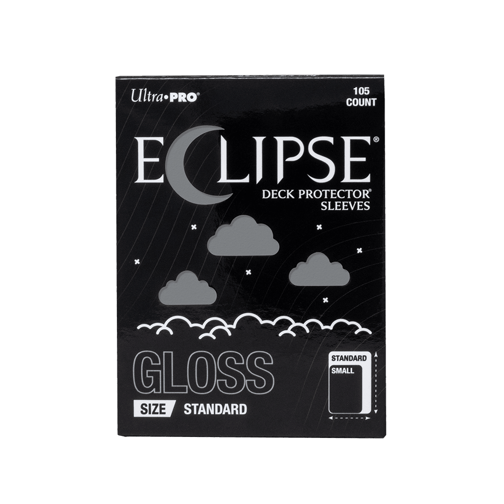 ECLIPSE® Gloss Standard DECK PROTECTOR® Sleeves: Smoke Grey - 105ct