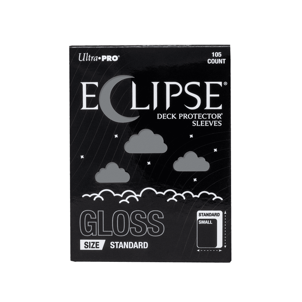 ECLIPSE® Gloss Standard DECK PROTECTOR® Sleeves: Smoke Grey - 105ct