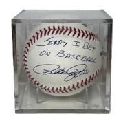 Pete Rose "Sorry I Bet on Baseball" Signed Baseball PSA/DNA Certified