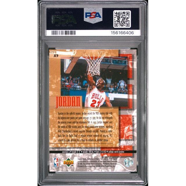 Michael Jordan 1995 Upper Deck Jordan Collection - 7 Consecutive Scoring #JC9 PSA 7