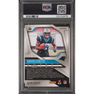 Xavier Legette 2024 Panini Prizm #398 PSA 10