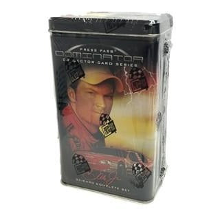 Dale Earnhardt Press Pass Trading Card Tin Factory Sealed
