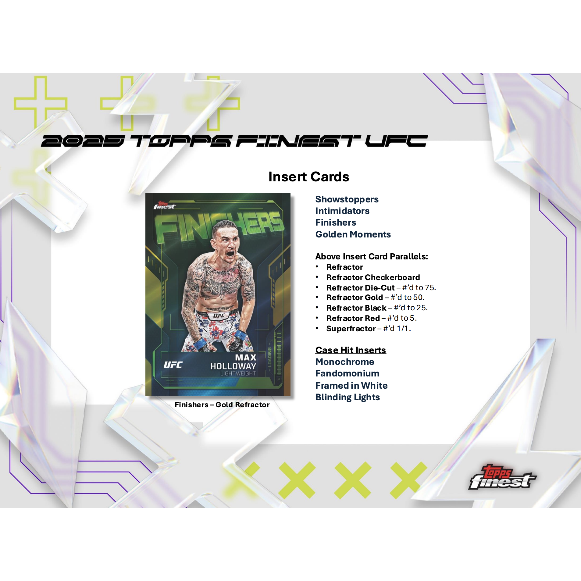 2025 Topps UFC Finest Hobby Box