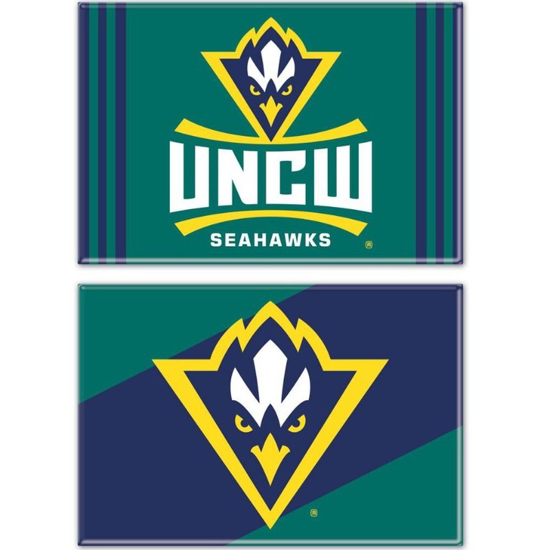 Magnet: North Carolina Wilmington Seahawks - 2 Pack 2x3