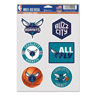 Decal: Charlotte Hornets Multi-Use 6pk