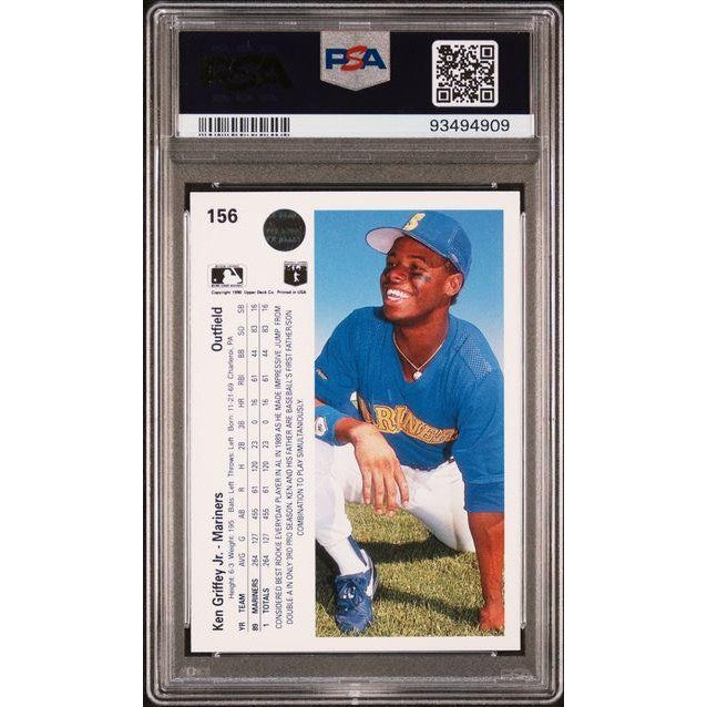 Ken Griffey Jr 1990 Upper Deck #156 PSA 8
