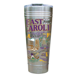Tumbler: East Carolina Pirates - 24oz - Art