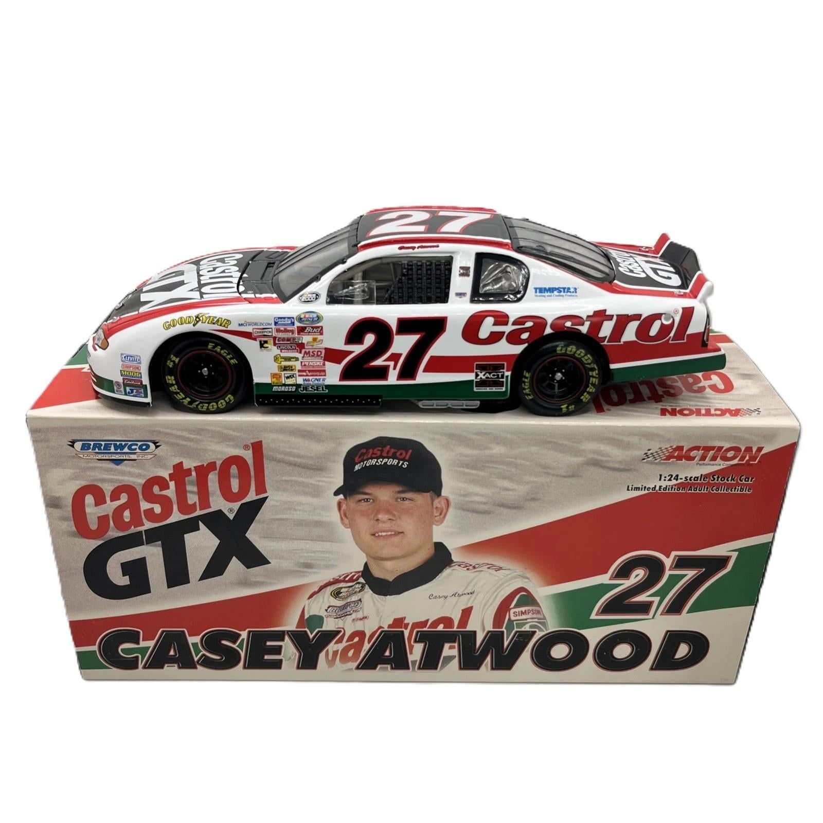 Die Cast Vehicle 1/24 Scale: Casey Atwood #27 Castrol GTX 2000 Monte Carlo Action Racing