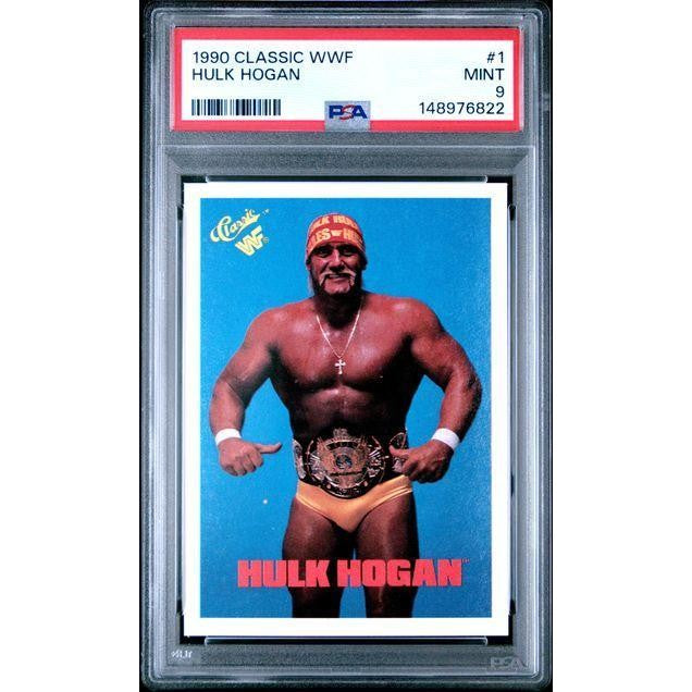 Hulk Hogan 1990 Classic WWF #1 PSA 9