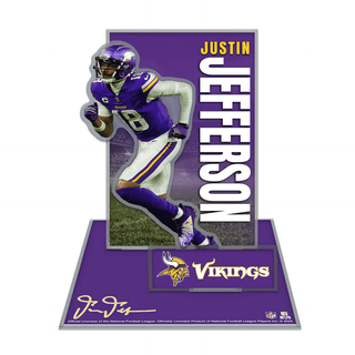 Justin Jefferson - Minnesota Vikings Acrylic Stand Up Set