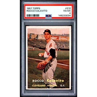 Rocco Colavito 1957 Topps #212 PSA 4