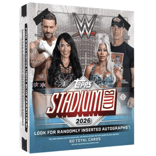 2026 Topps Stadium Club WWE Wrestling Mega Box