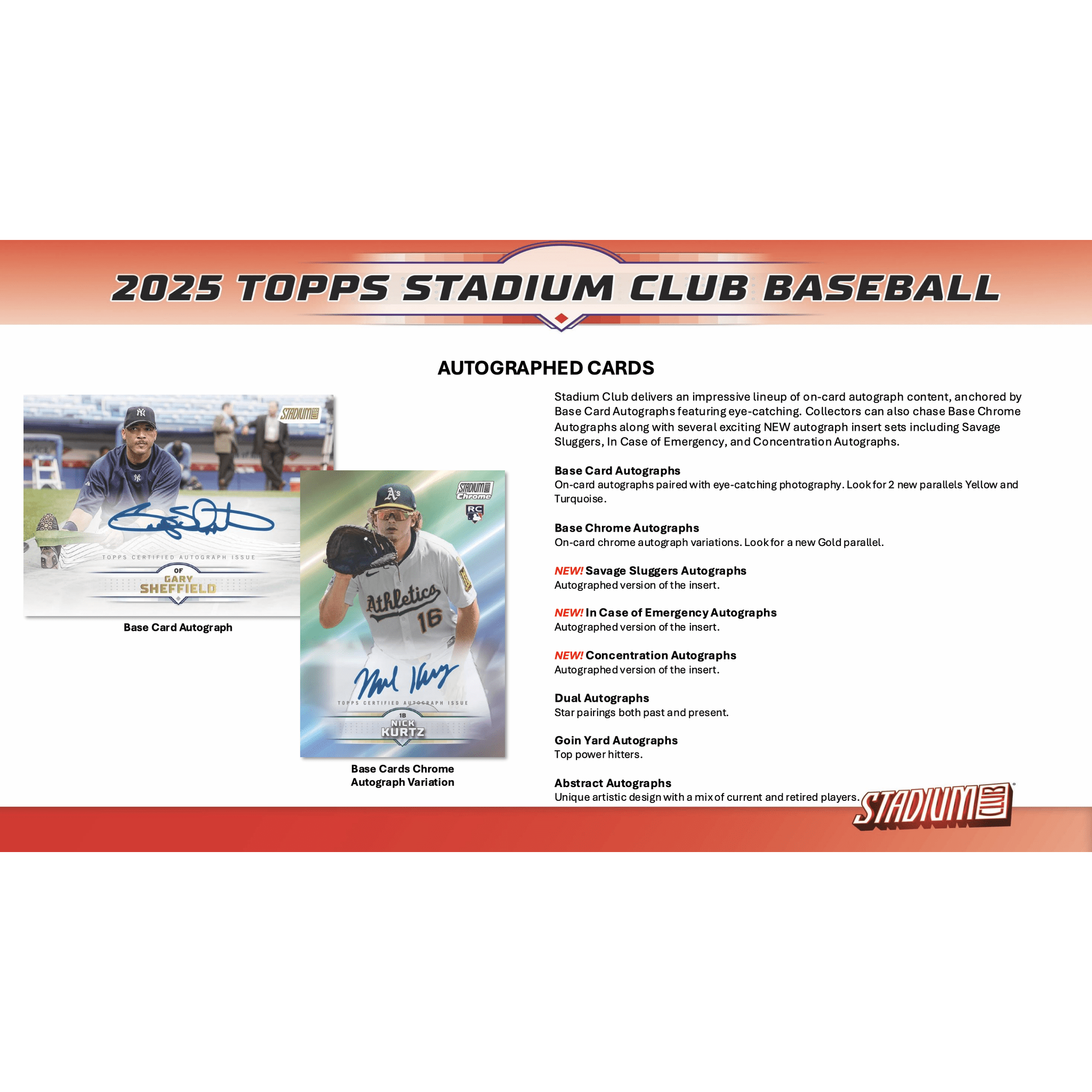 2025 Topps Stadium Club Baseball Blaster Box
