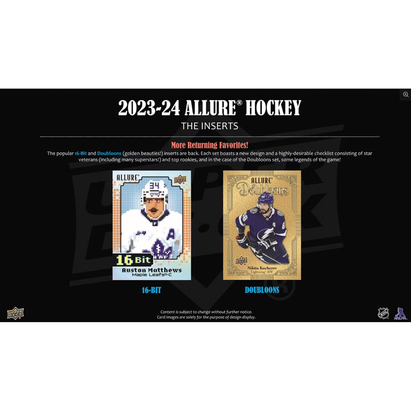 2023-24 Upper Deck Allure Hockey Hobby Box