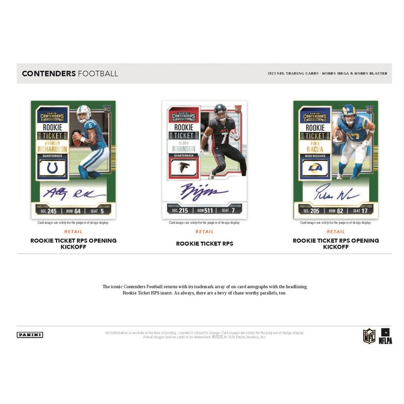 2023 Panini Contenders Football Hobby Mega Box