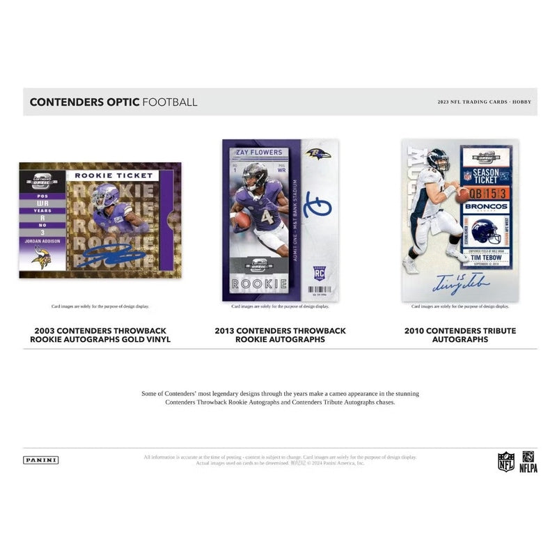 2023 Panini Contenders Optic Football Hobby Box